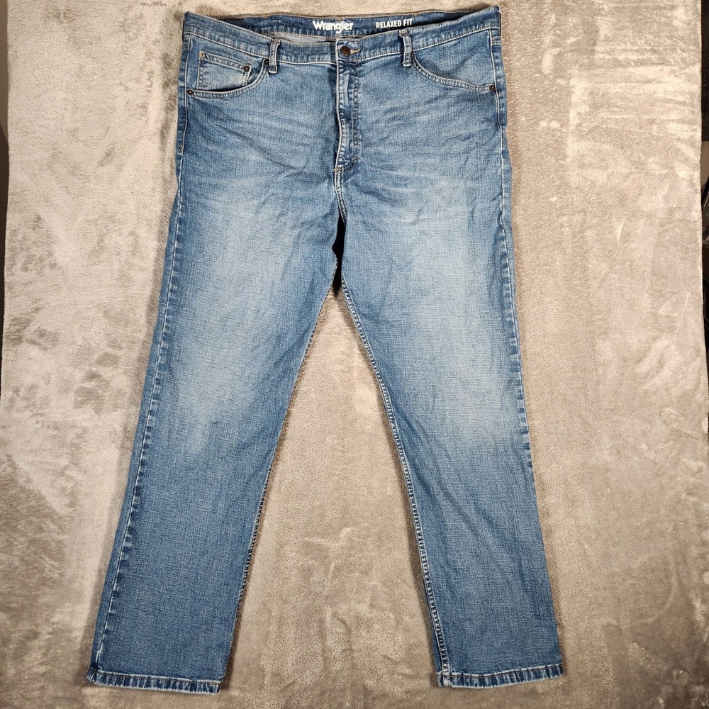 Wrangler Jeans Mens 40X31 Blue Relaxed Fit Denim